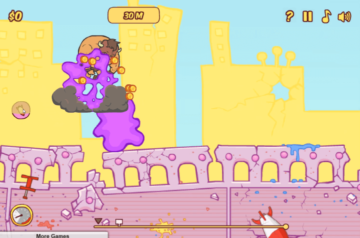 사탕-장애물을-부수고-금화를-획득하는-화면