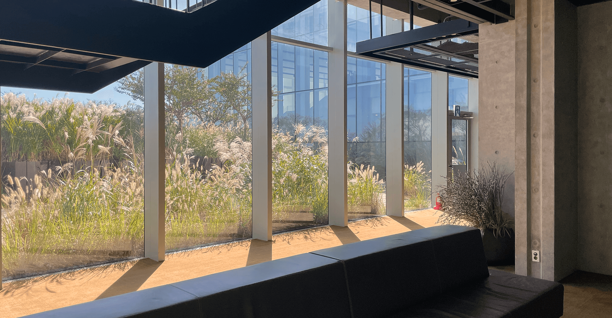 네스트호텔에 연결된 산책로