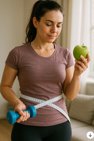 다이어트하는 여성