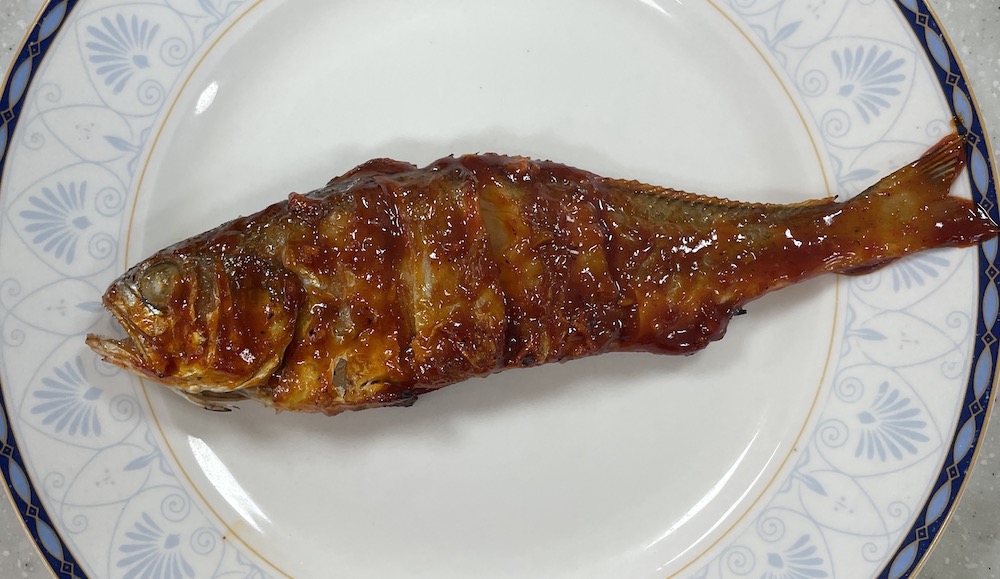 한식조리기능사 실기시험 준비 - 생선양념구이-완성 작품