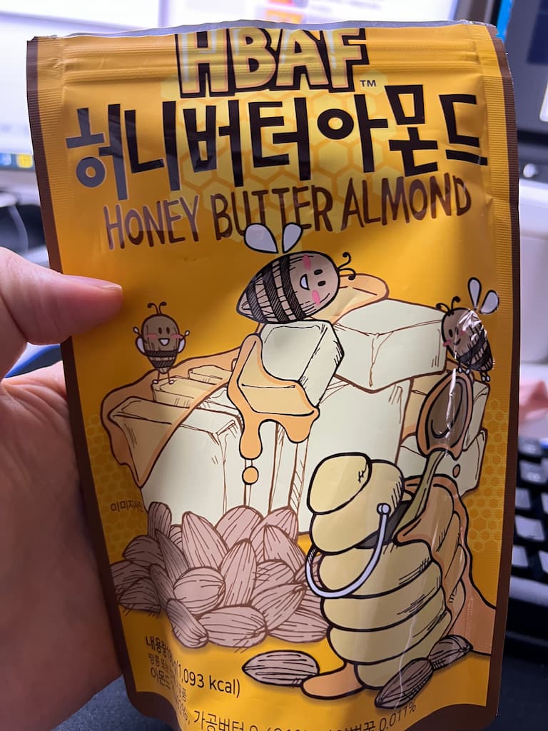 hbaf-바프-허니버터아몬드-190g