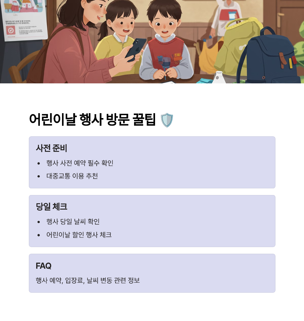 2025 경기도 어린이날 행사&middot;축제 총정리