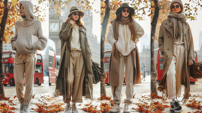 영국 계절별 옷차림