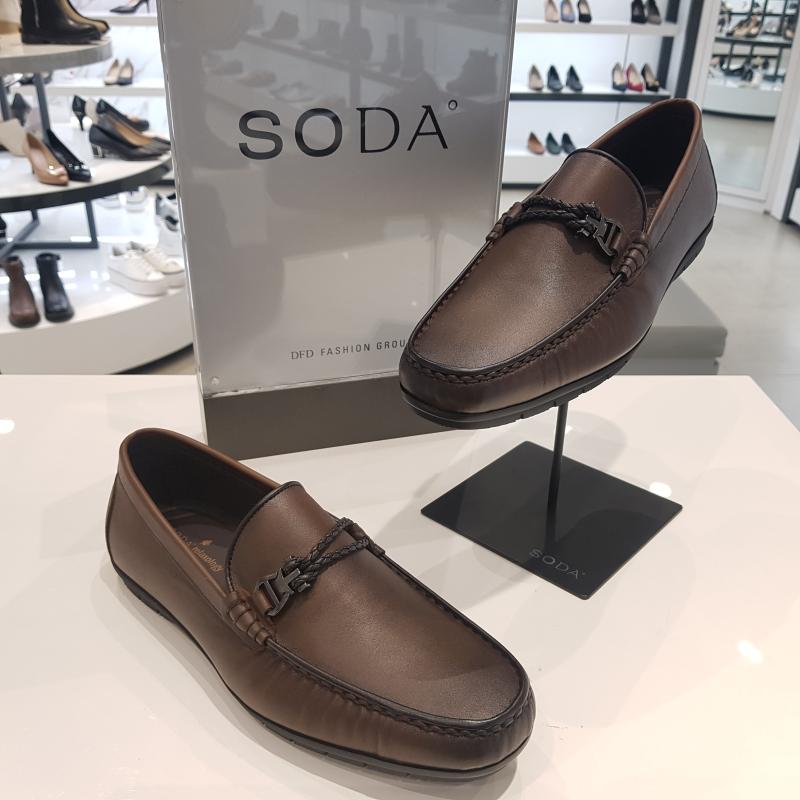 SODA 소다 남성 기능성 초경량 로퍼 fmm044jt22 다크브라운