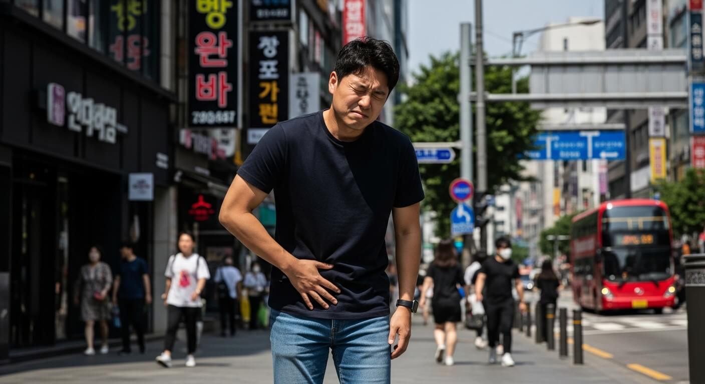 오른쪽 옆구리 통증 의심되는병