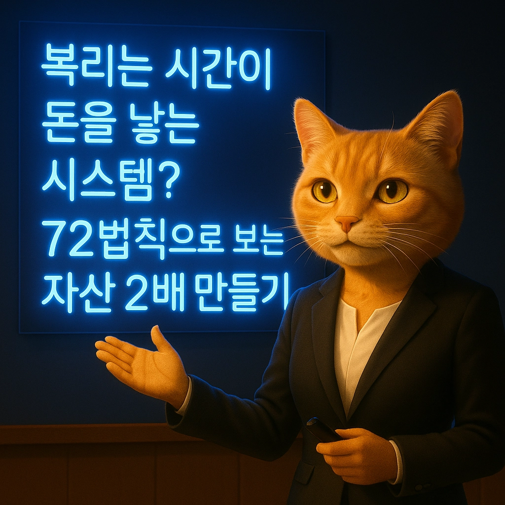 복리는 시간이 돈을 낳는 시스템 72법칙으로 보는 자산 2배 만들기