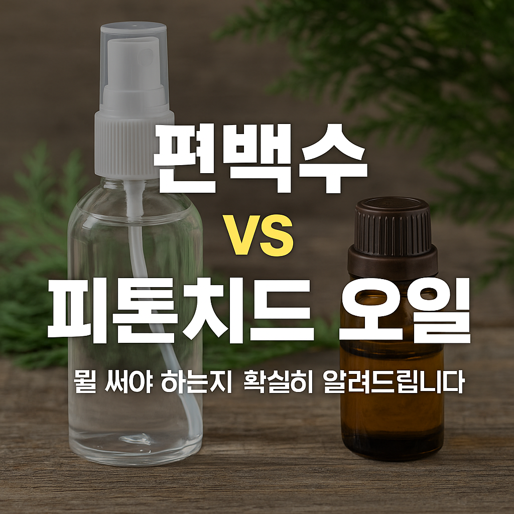 편백수 피톤치드 오일 비교