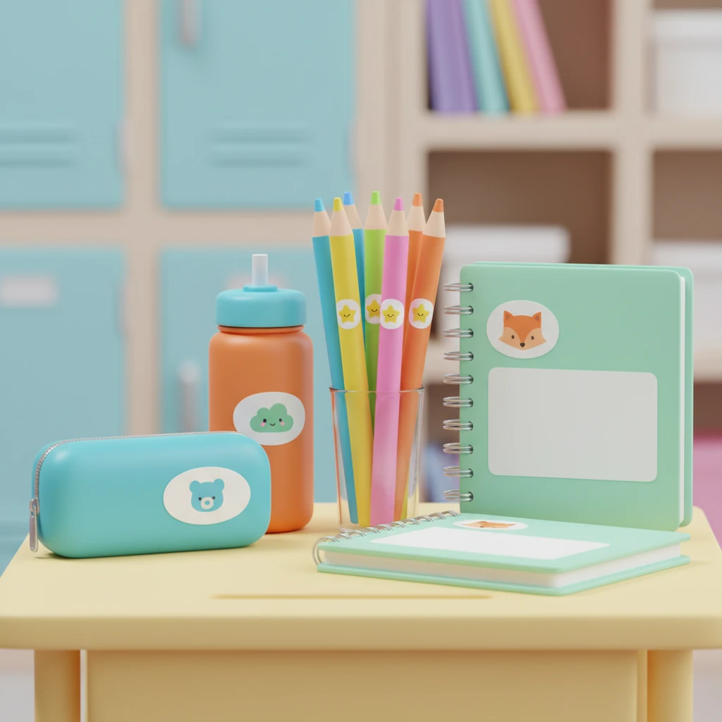 초등학생 필수품 방수 네임스티커 내구..