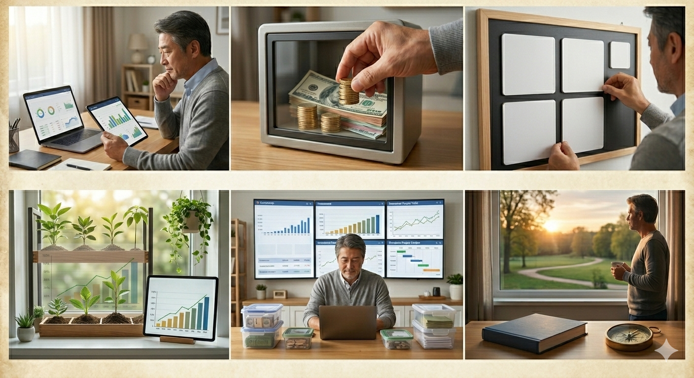 중년의 현금흐름 설계법: 고정수입 없이 버티는 구조 만들기