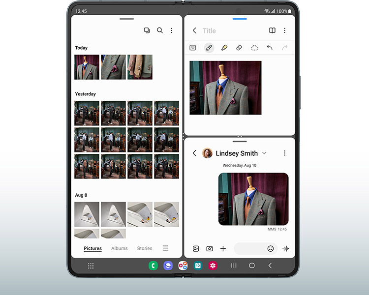 갤럭시-z-폴드-4-멀티태스킹-모습