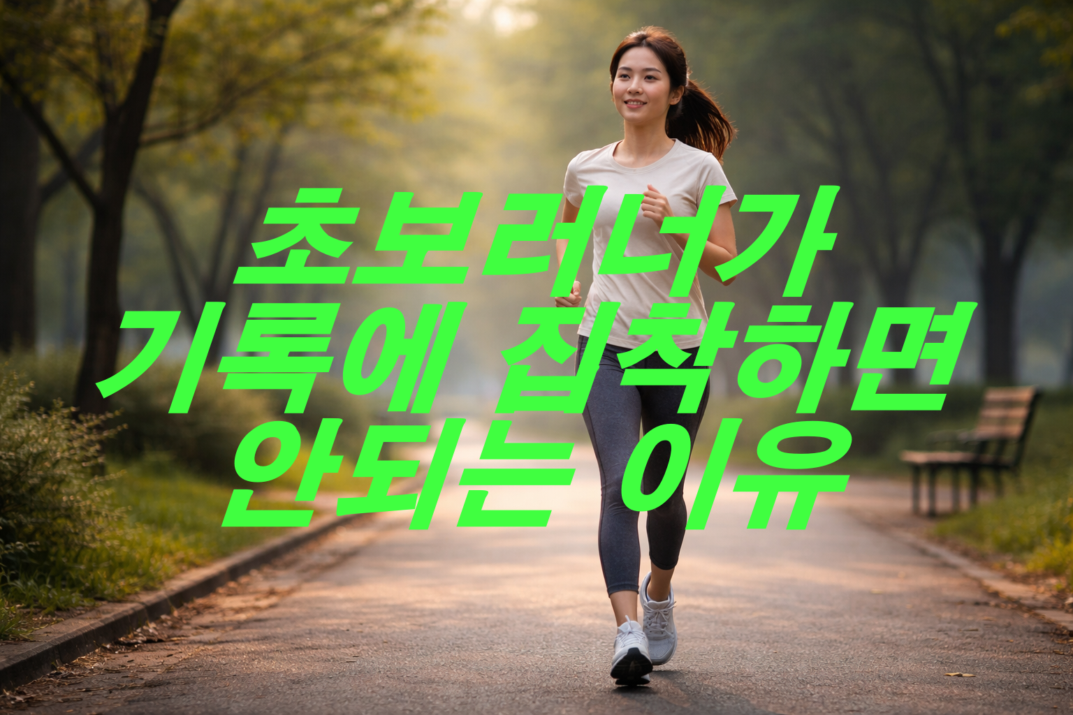 초보 러너가 기록에 집착하면 안 되는 이유