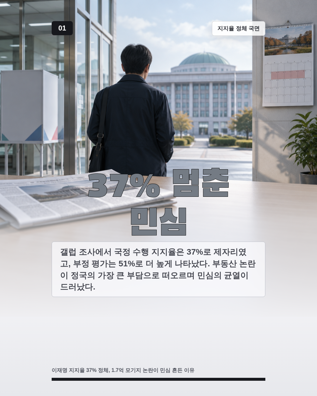 37% 멈춘 민심