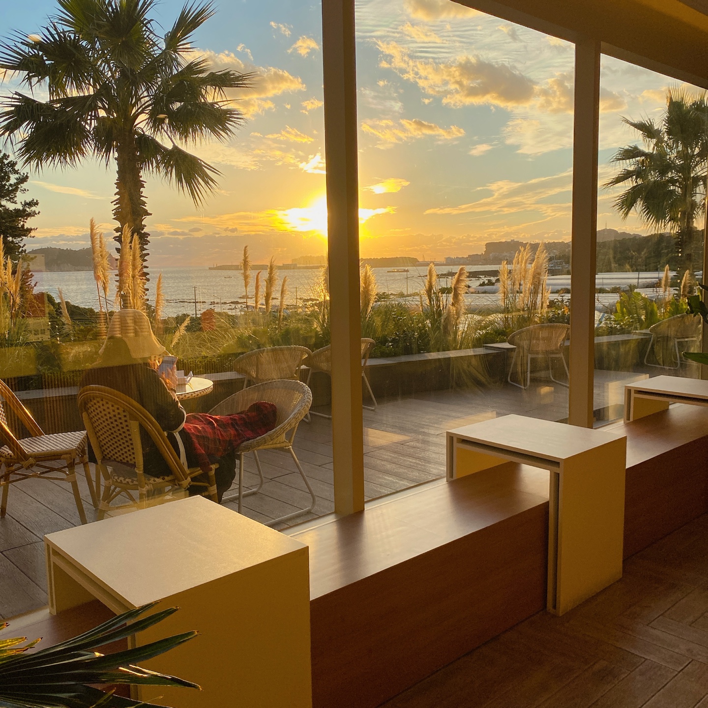 제주 쇠소깍 오션뷰 노을 맛집 보래드베이커스