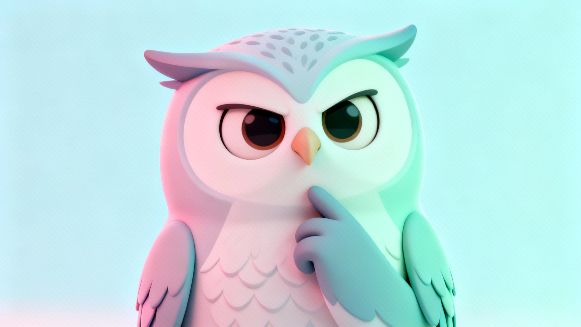 깊은 사고와 논리 구조를 상징하는 INTP 캐릭터