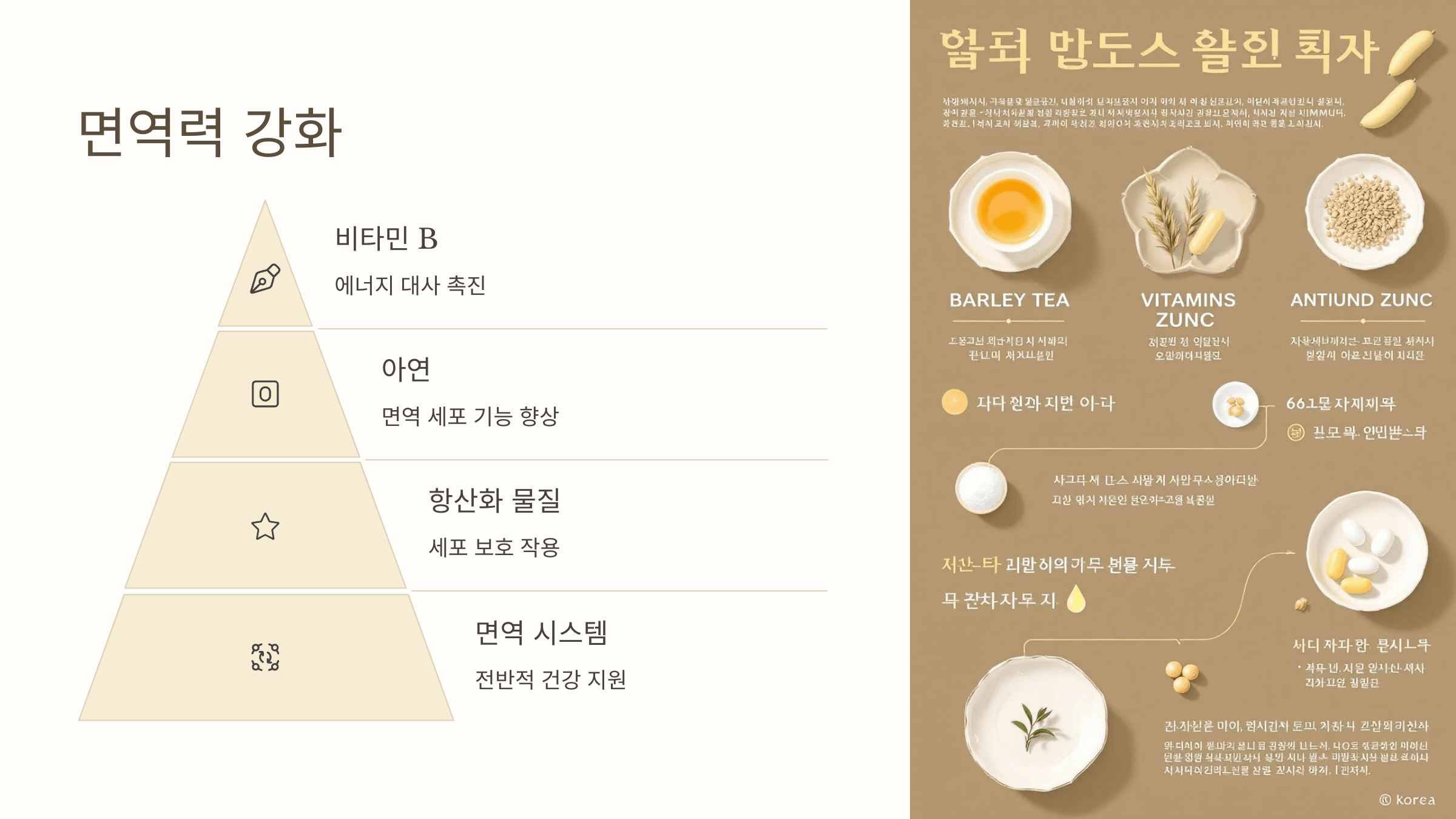 보리차 사진입니다.