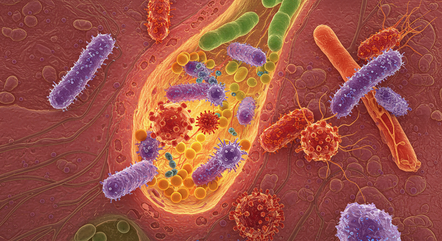 세균·바이러스 감염, 림프절염의 흔한 원인