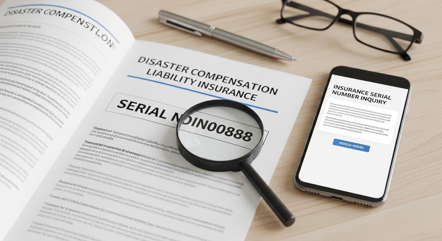 재난배상책임보험 일련번호조회