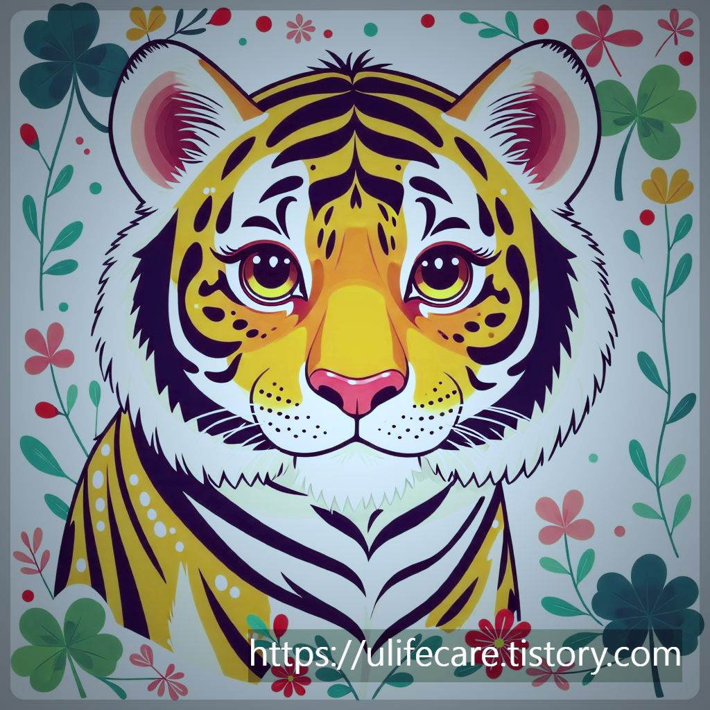 호랑이 운세 이미지