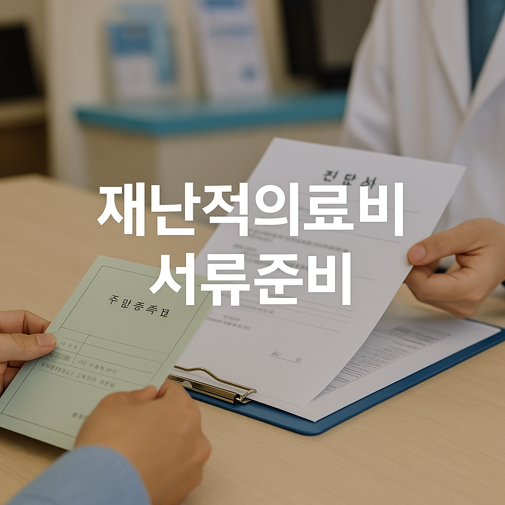 2025 재난적의료비 지원금 필요서류 완벽 정리