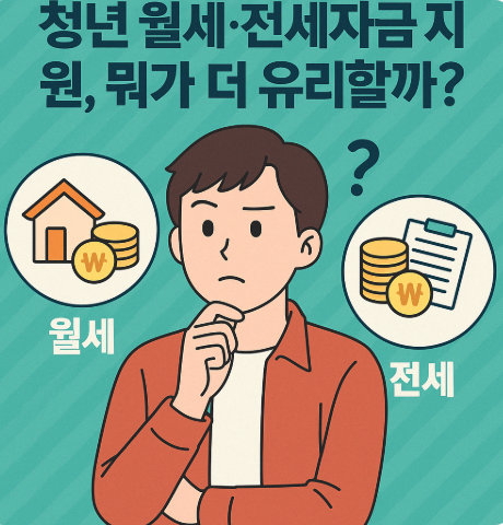 청년 월세 전세자금 지원 뭐가 더 유리할까?