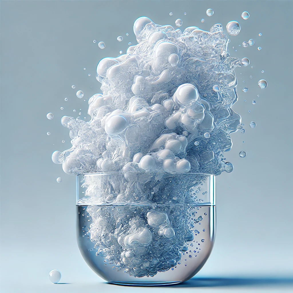 물이 얼은 사진