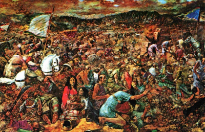 알트태그-전쟁기념관의 여진정벌 기록화