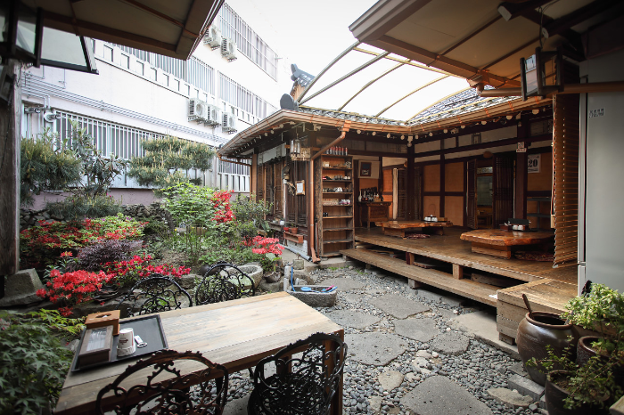 광주 한옥식당 애호박찌개