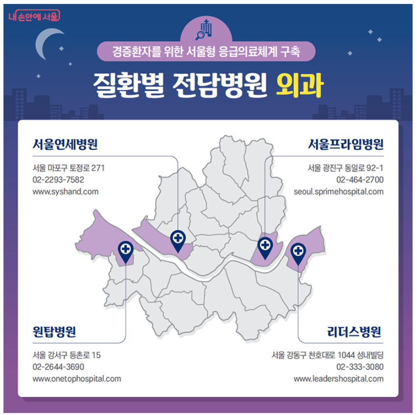 서울형 질환별 전담병원