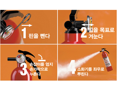 차량소화기사용방법
