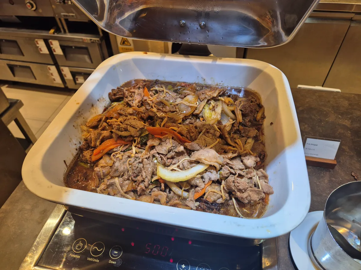 롯데시티호텔-대전-조식-돼지불고기