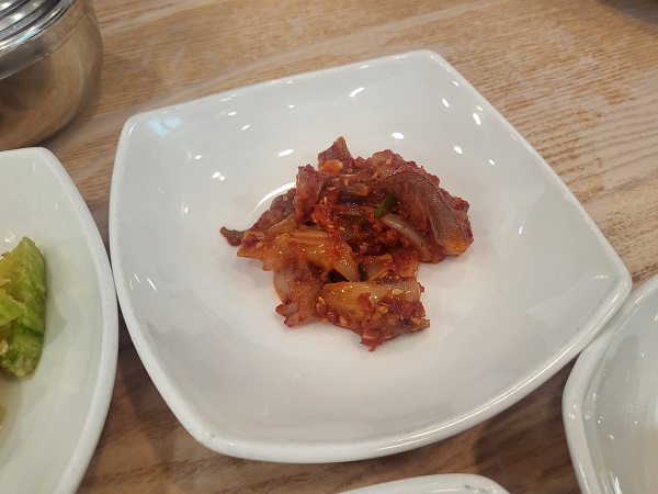 거문도섬 해오름식당 반찬 