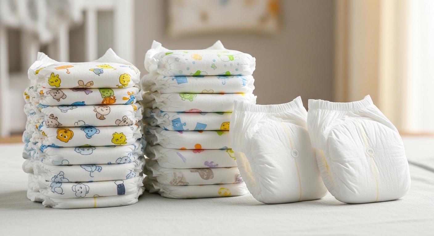 기저귀 좀 보여 줘!