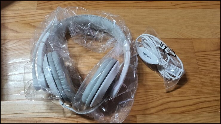 비닐포장된-USB헤드셋