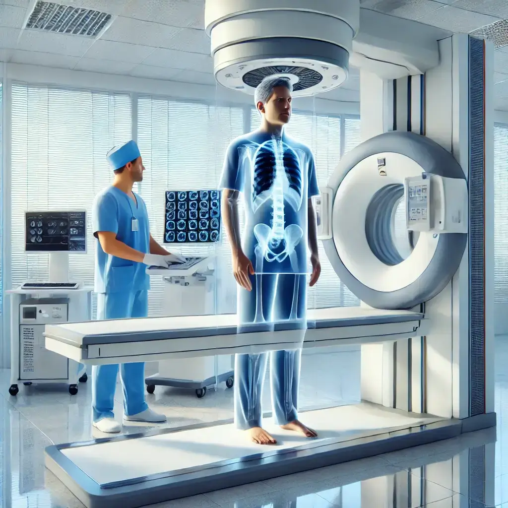 건강검진 받는 중