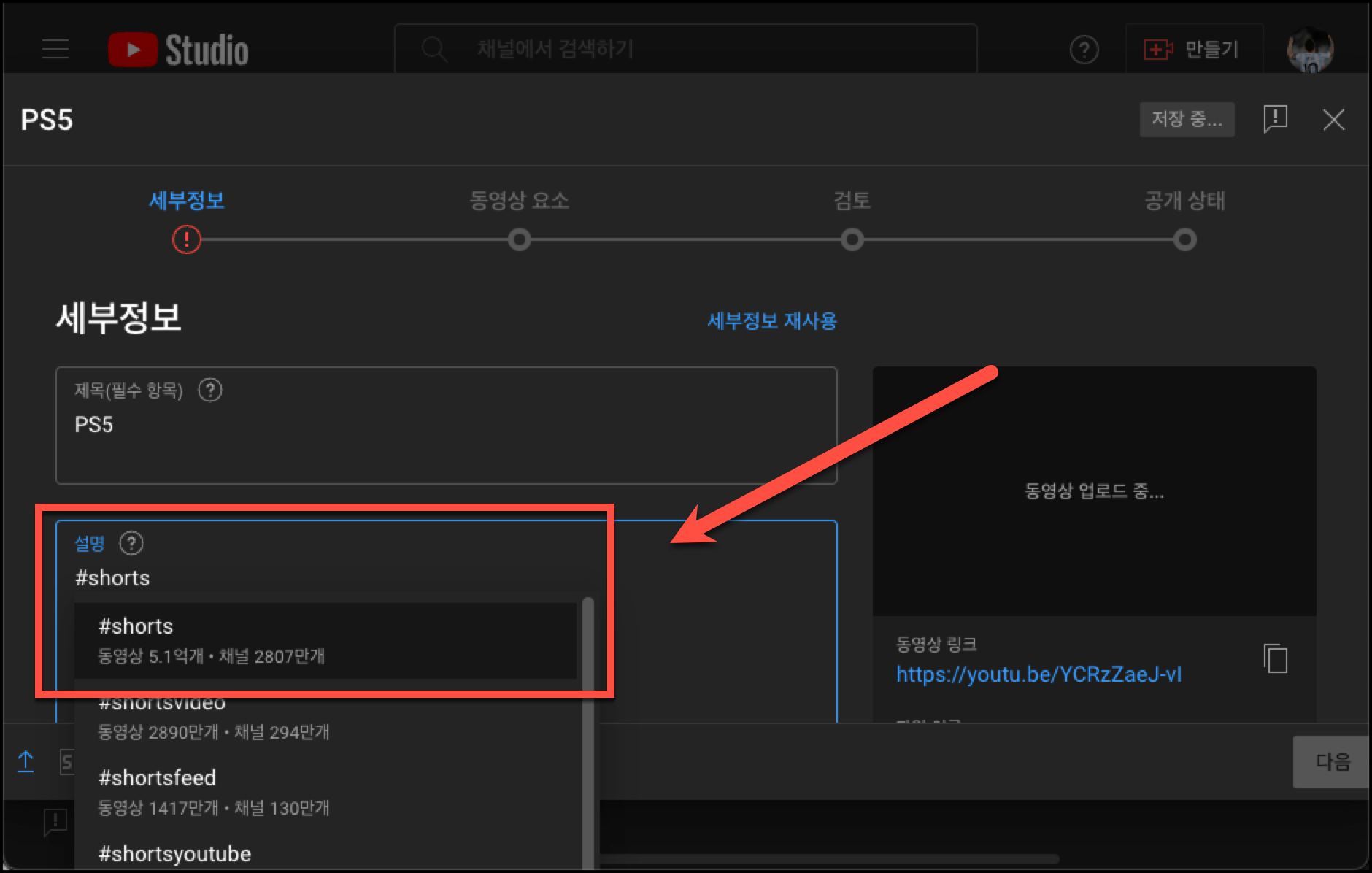 pc 쇼츠