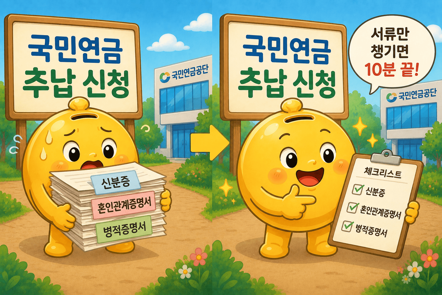 국민연금 추납신청