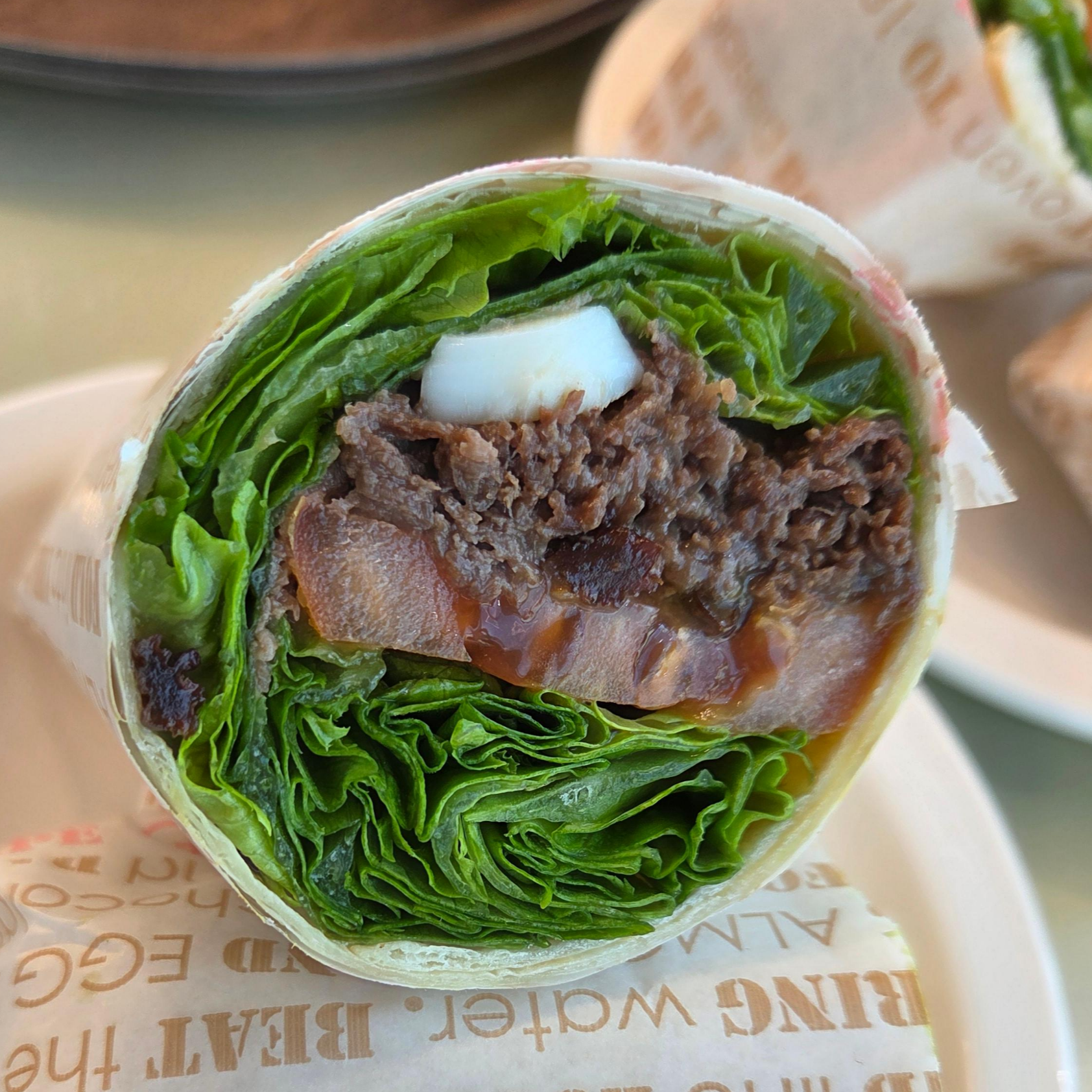 거제 카페 추천 불고기 또띠아 샌드위치