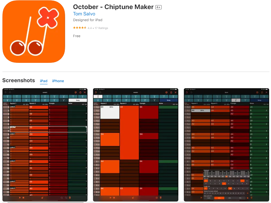 아이폰 칩 뮤직(Chip music) 만들기 어플