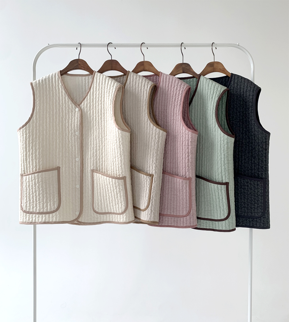 성인수면조끼 커플 남자 누빔잠옷 어른 여성 퀼팅 면베스트 겨울 이너 김장조끼 엄마 할머니 아동 초등학생 요양원 병원 선물