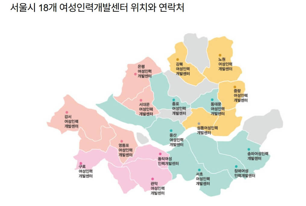 서울 여성인력개발센터 교육일정