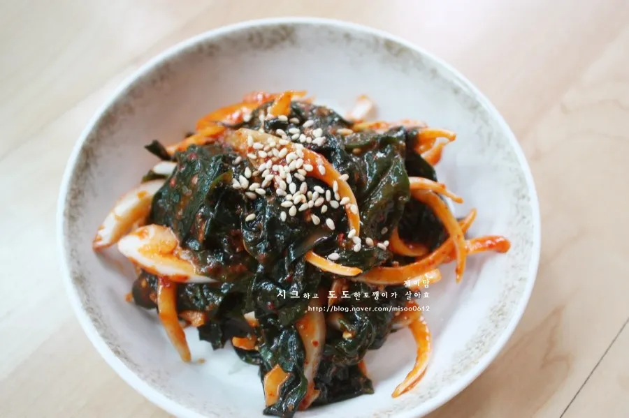 미역초무침 황금레시피 밥반찬 미역 반찬 꿀팁_5