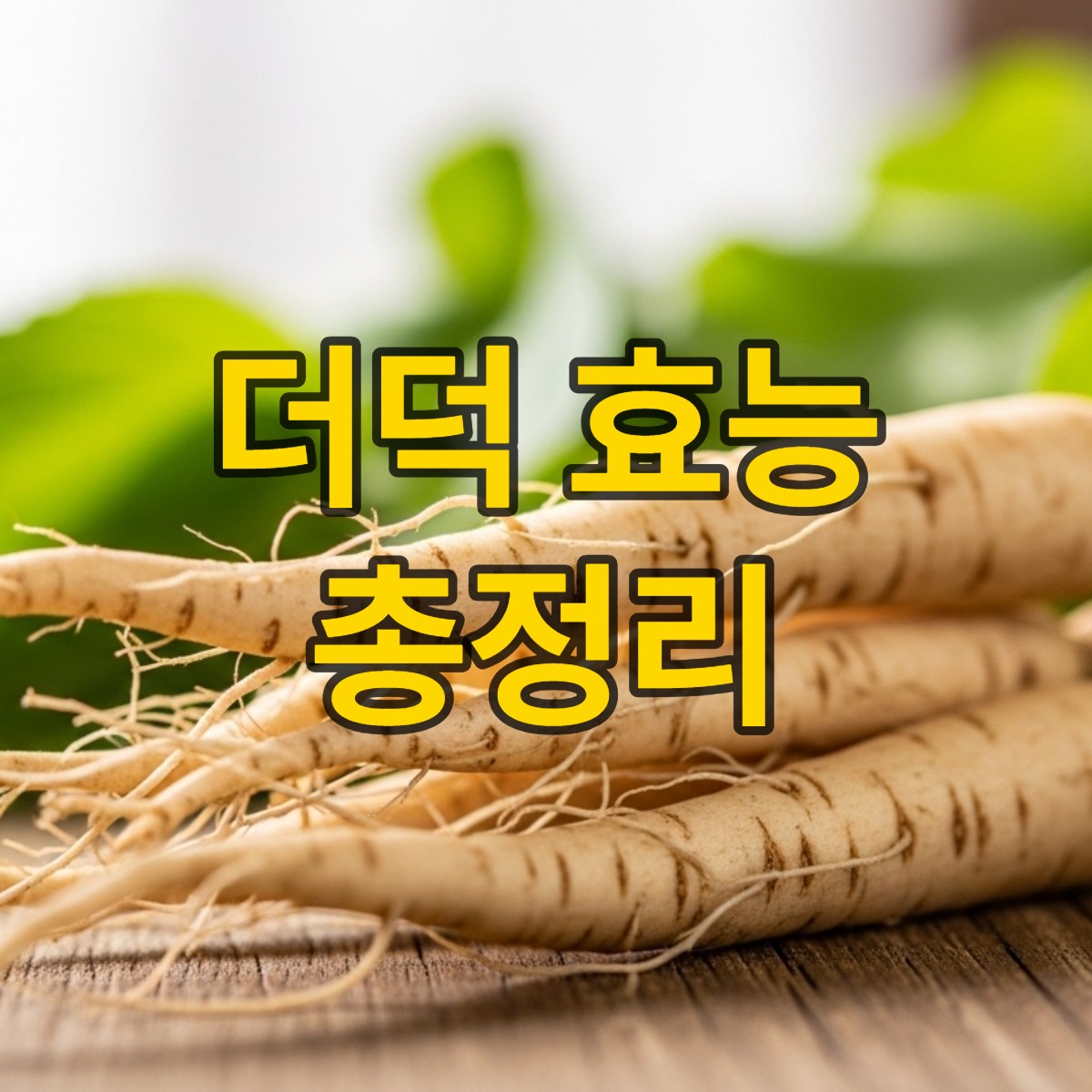 더덕 효능