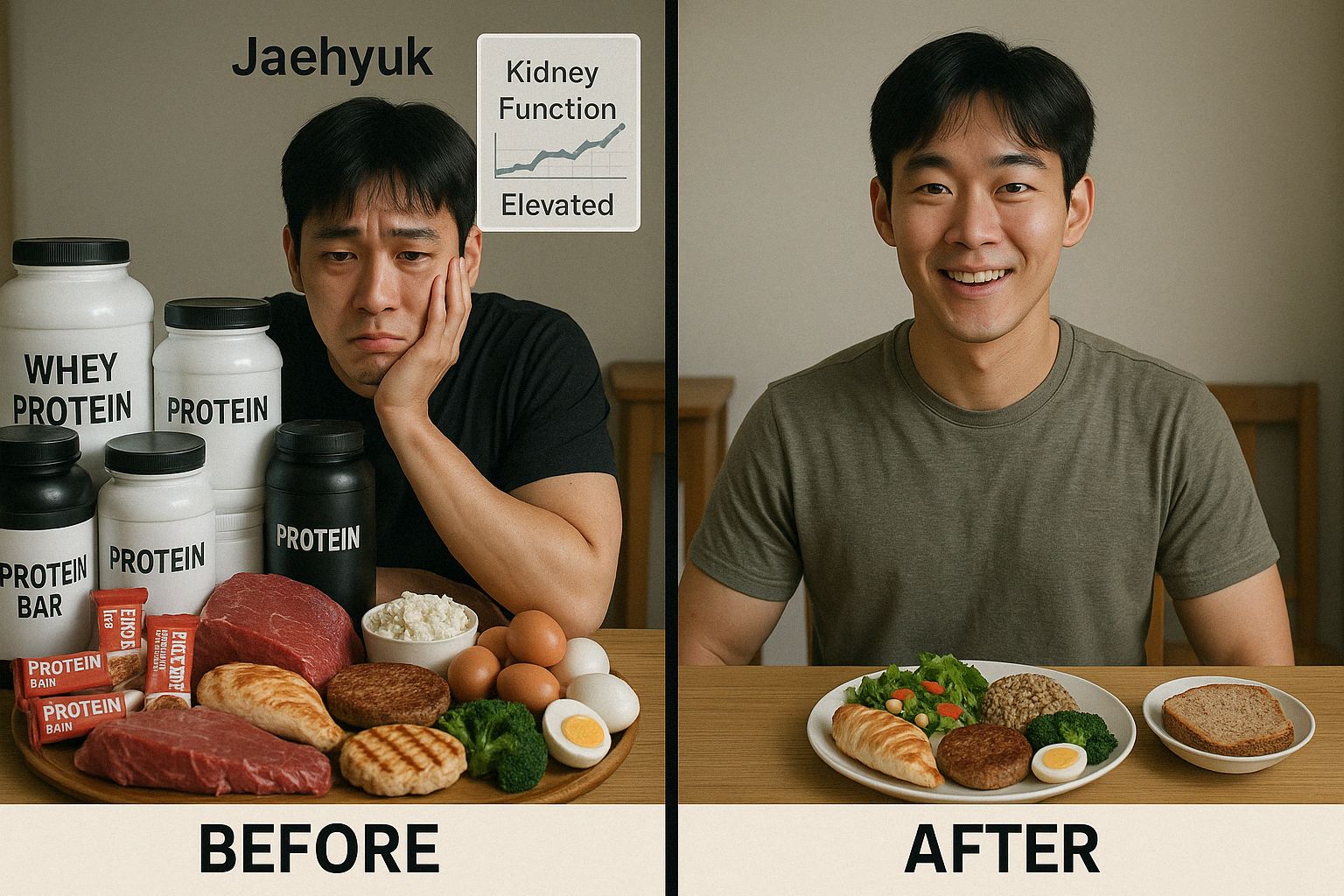 단백질 과다섭취의 함정