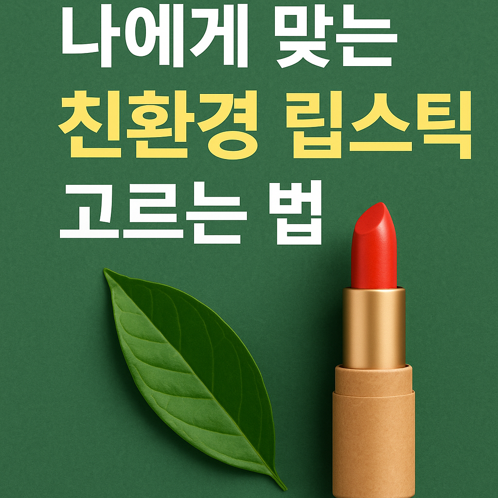 친환경 립스틱