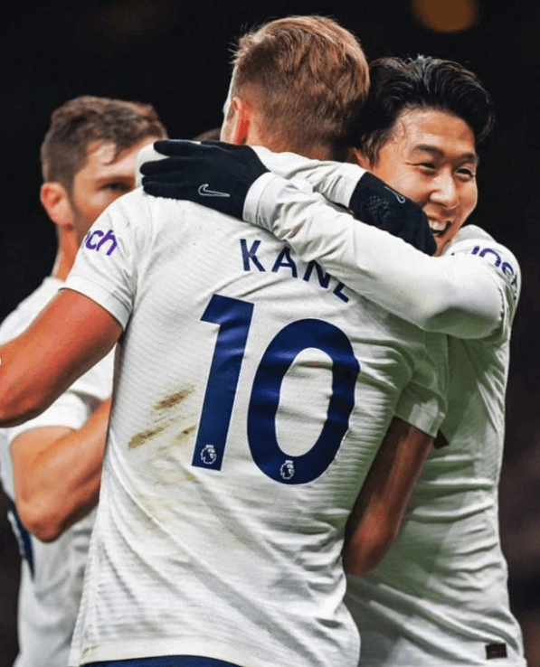 경기 중인 손흥민