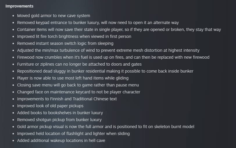 선즈 오브 더 포레스트 보스 패치