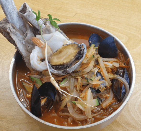 오늘N 2529회 격파 중식로드 부산 구포동 황제 갈비전복짬뽕과 인절미 가지튀김 맛집 상화 구포짬뽕