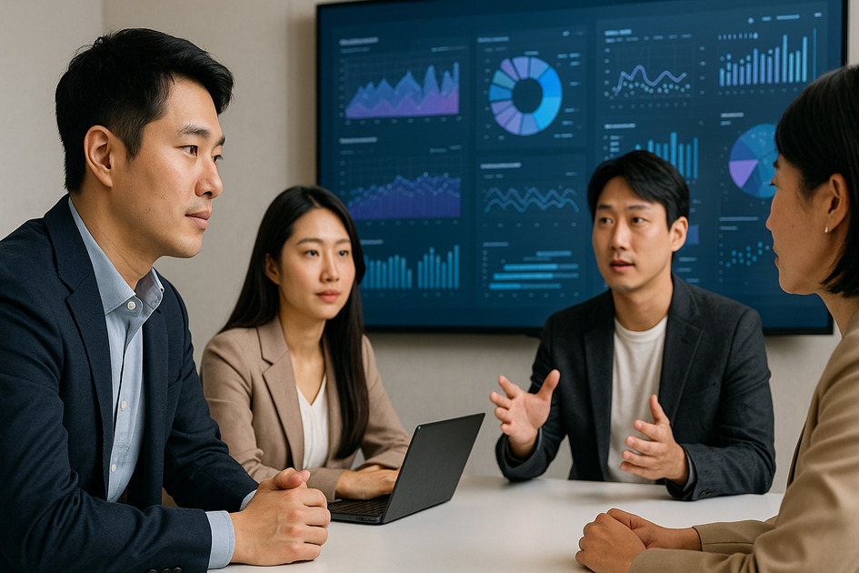 부서별 AI 도입 전략 짜는 이미지