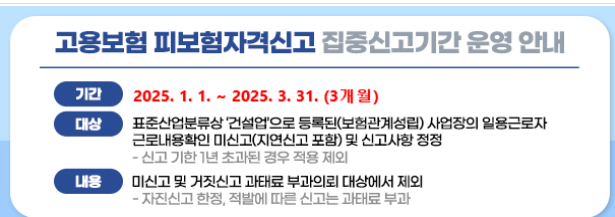 고용보험 피보험자격 신고사실 통지서