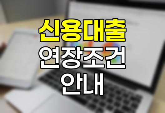 한화손해보험 신용대출 연장조건